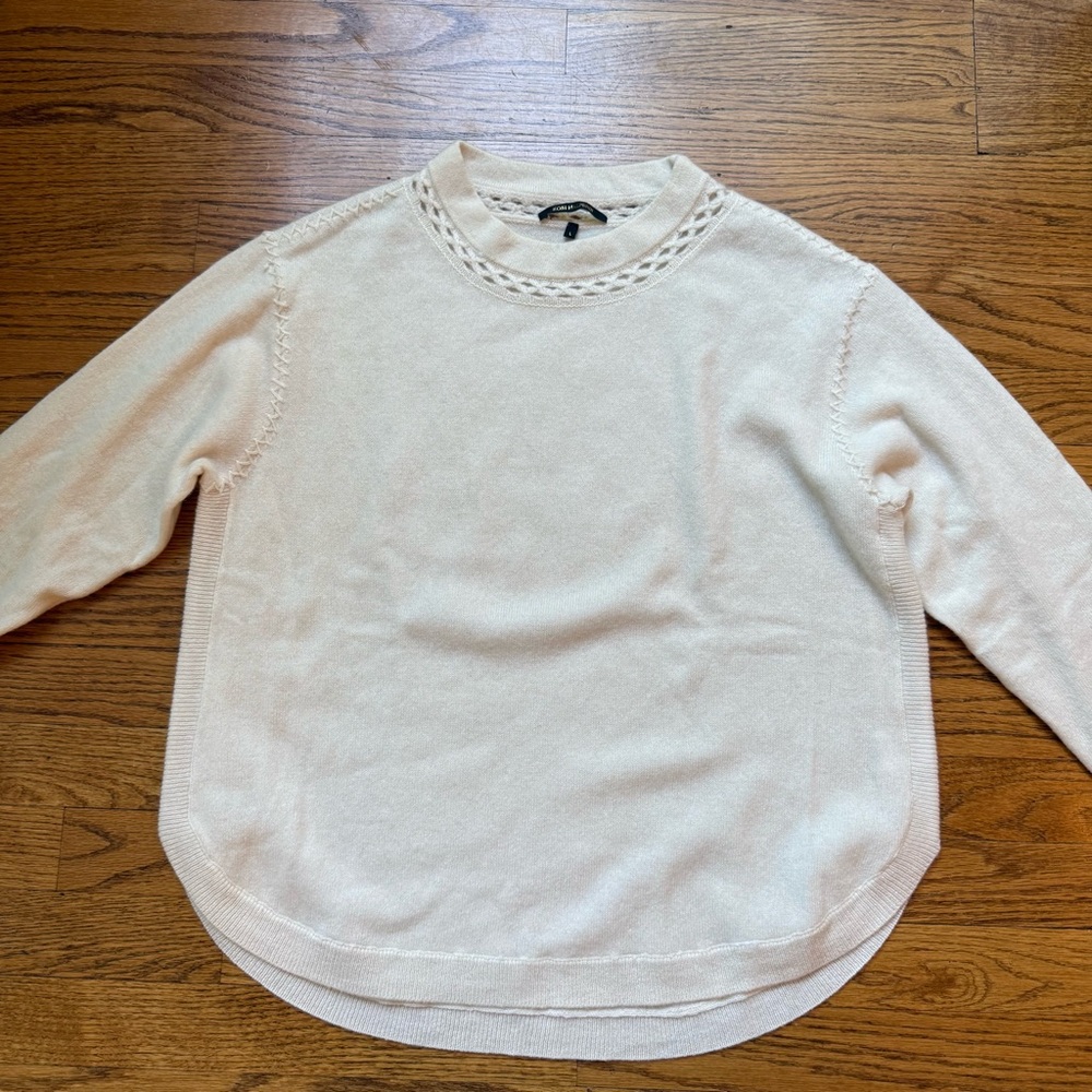 Kobi Halperin Ivory Knit Top